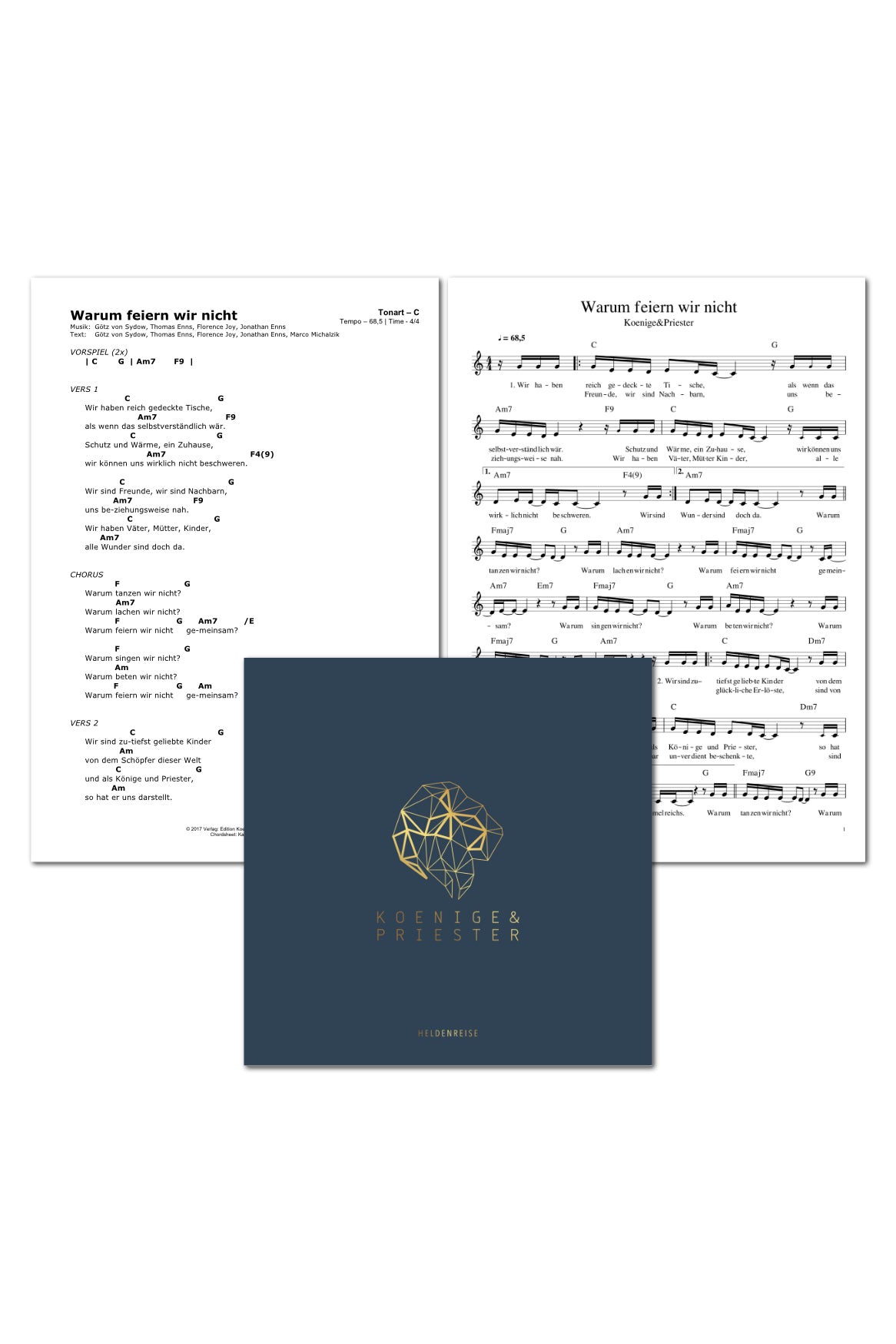 Heldenreise - Noten / Chordsheets