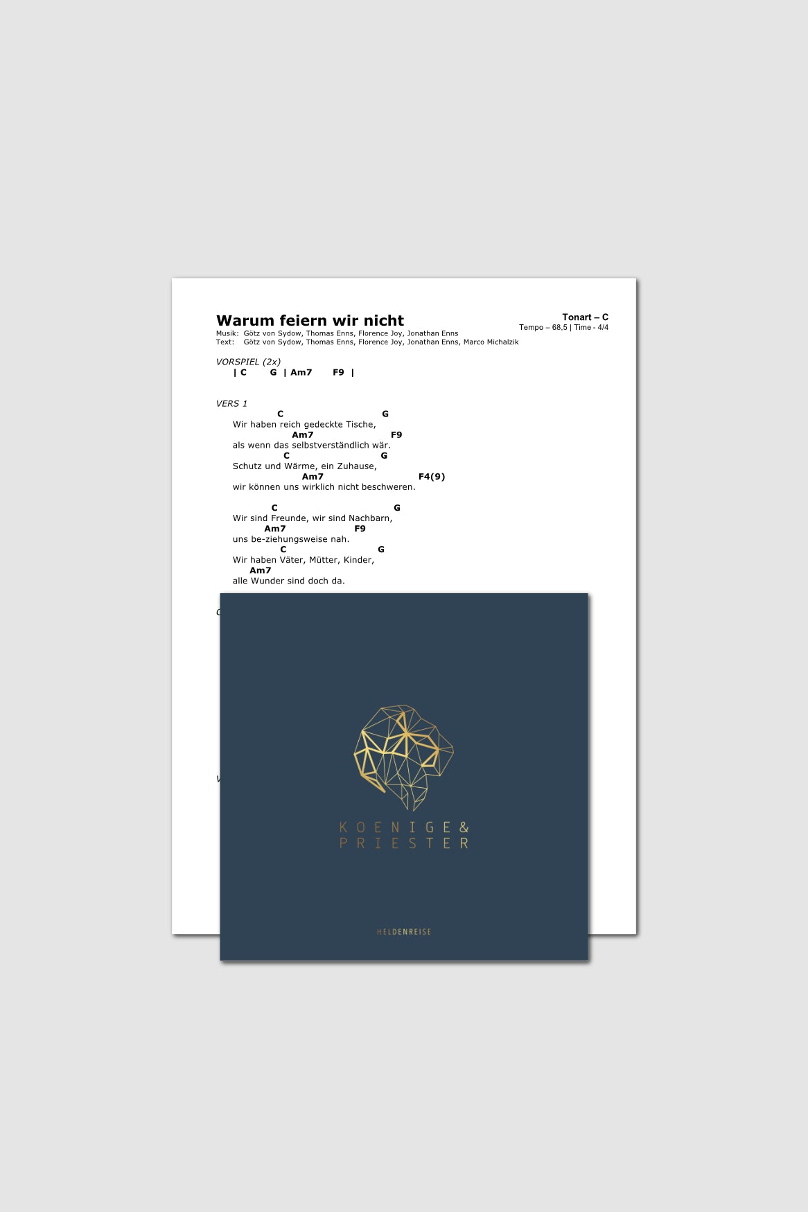 Heldenreise - Noten / Chordsheets