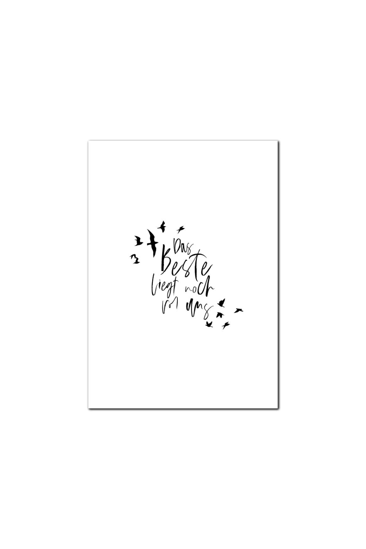 DIN A4 Wandbild