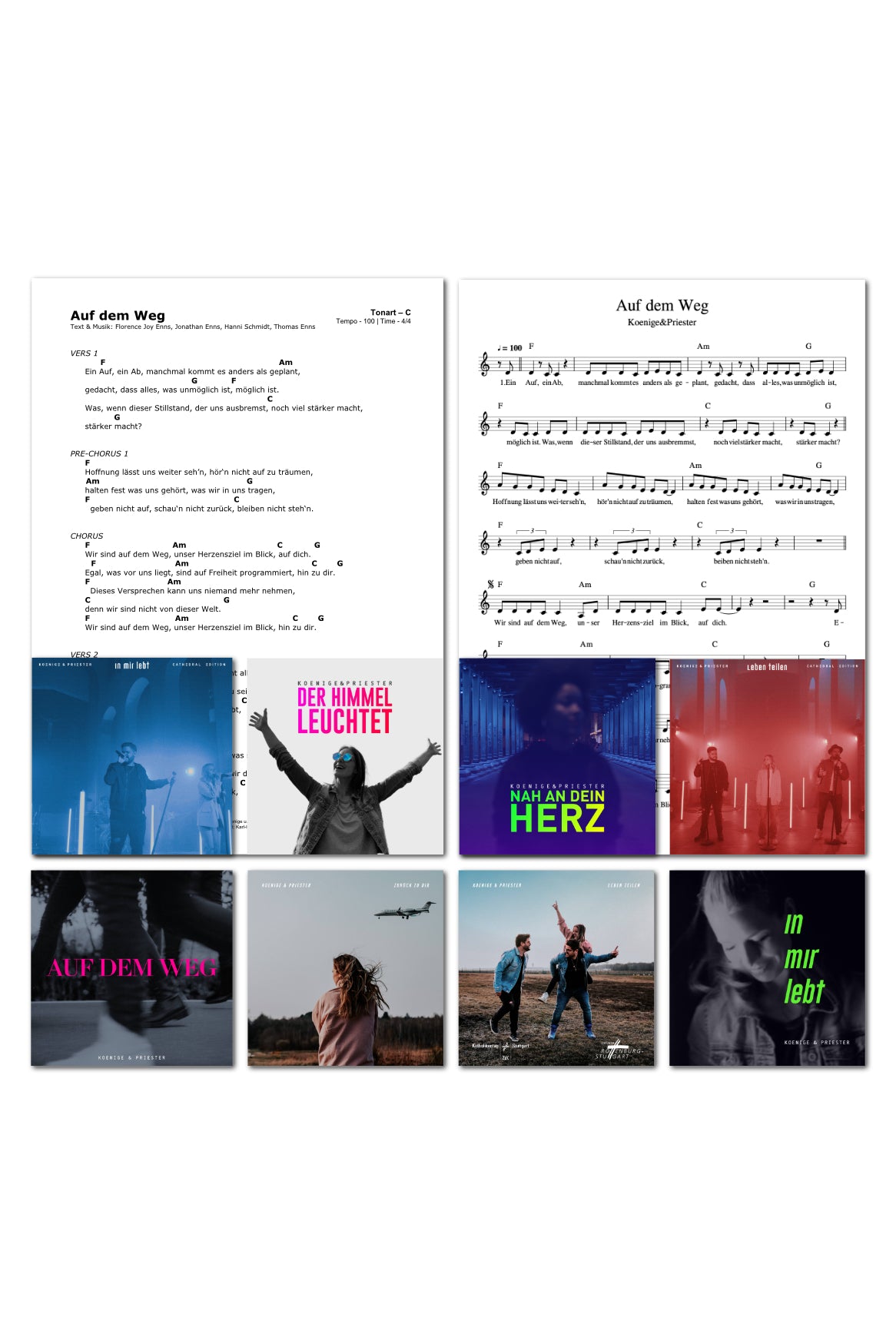 Single - Noten / Chordsheets