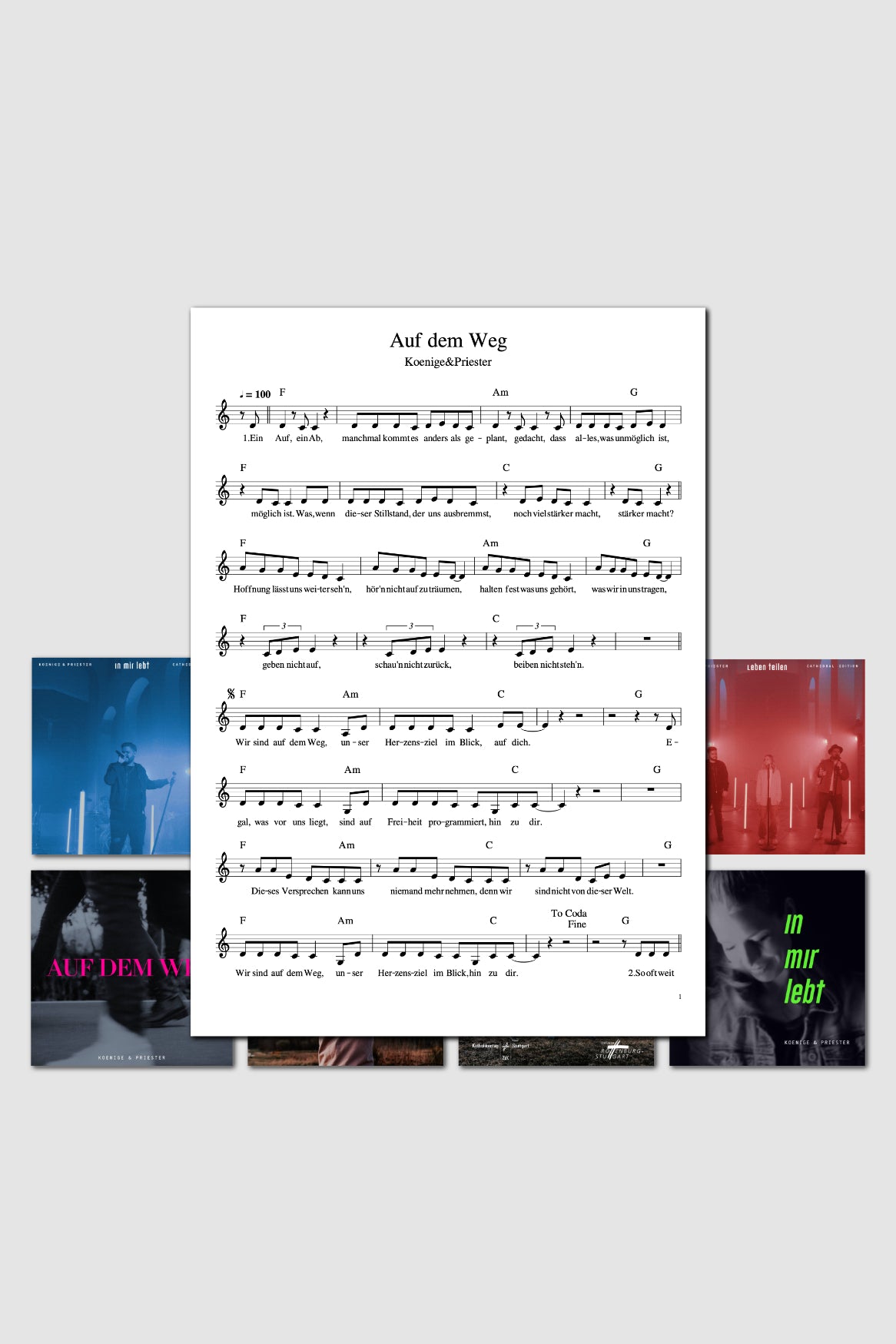 Single - Noten / Chordsheets